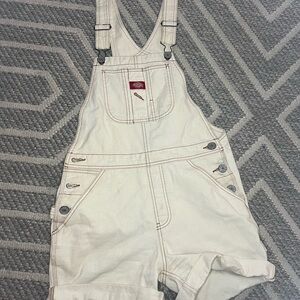 Dickies Off-White Denim Overalls